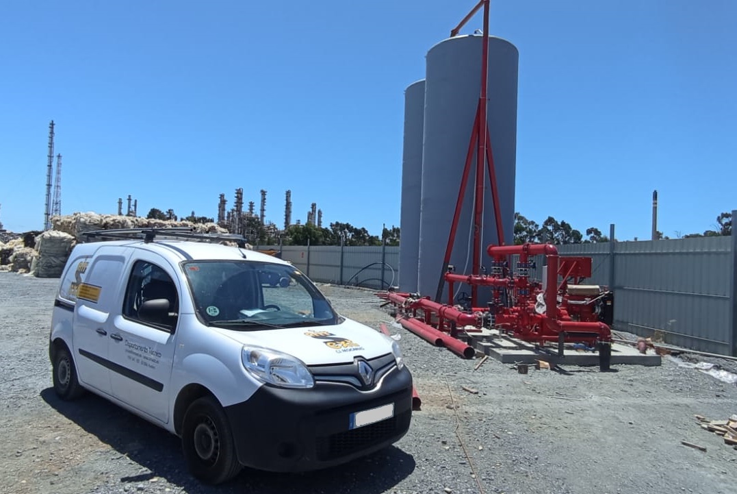 Grupo de presión PCI para red de hidrantes